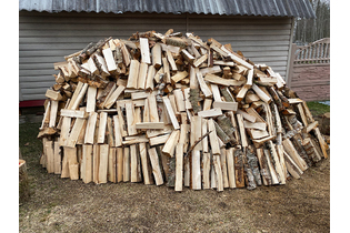 Дрова колотые березовые 8 куб.м.