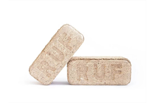 Брикеты ляные - топливные РУФ, RUF