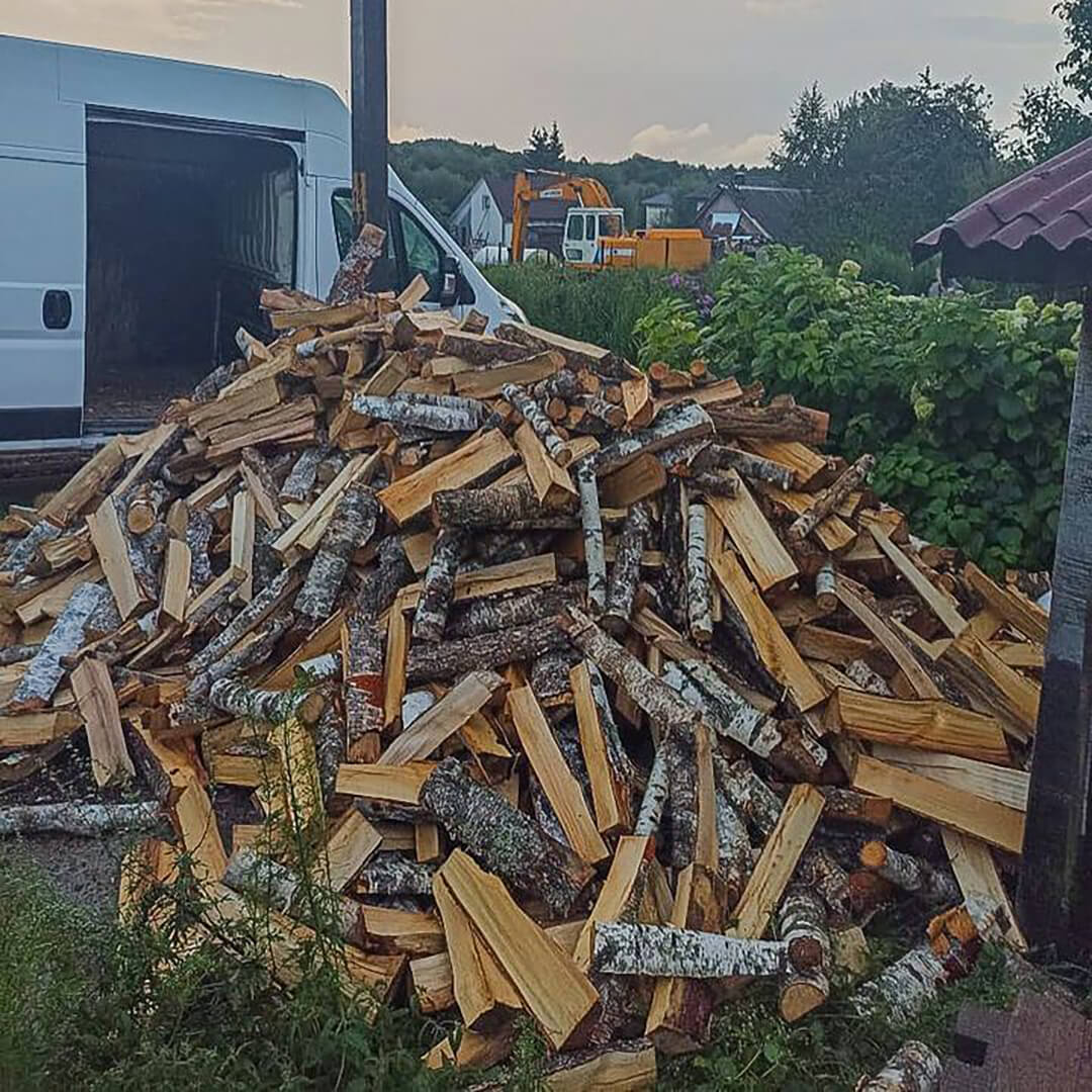 Доставка дров колотых березовых дров